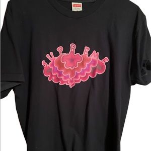 Navy blue Supreme shirt